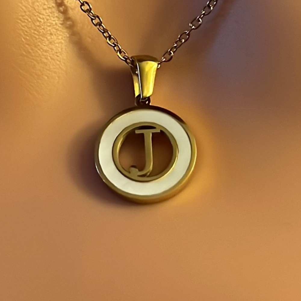 J Letter Necklace